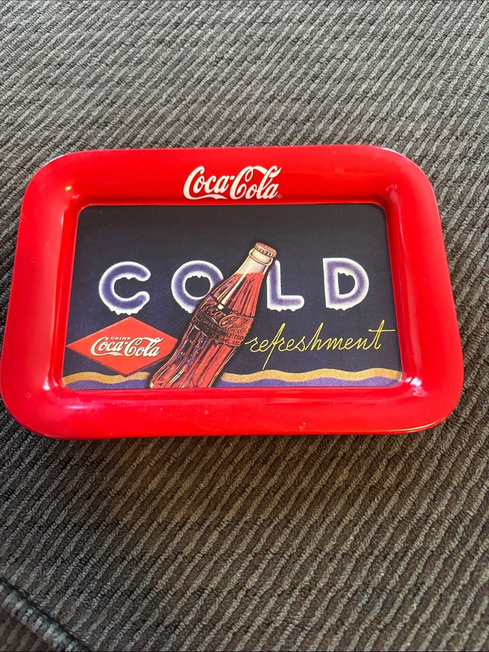 Coca Cola Red and Black Retro Logo Salt & Pepper Mug Set